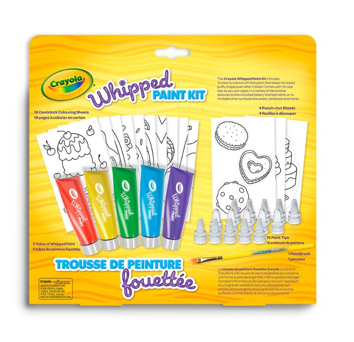 CRAYOLA - WHIPPED PAINT SET