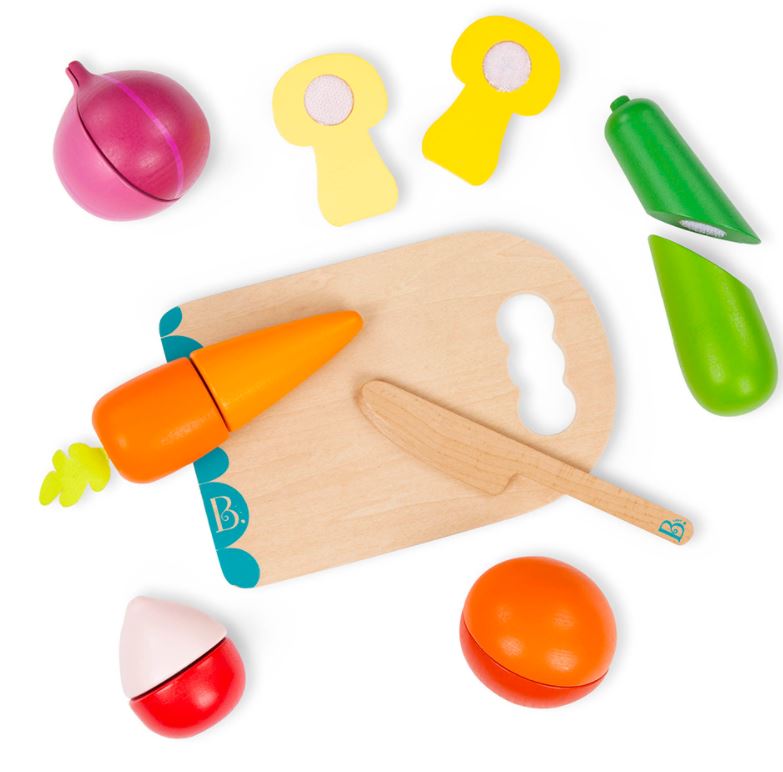 BATTAT WOODY - VEGETABLE CHOPPING SET