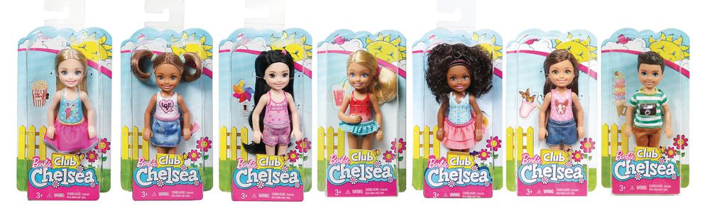 BARBIE CLUB CHELSEA DOLL ASST