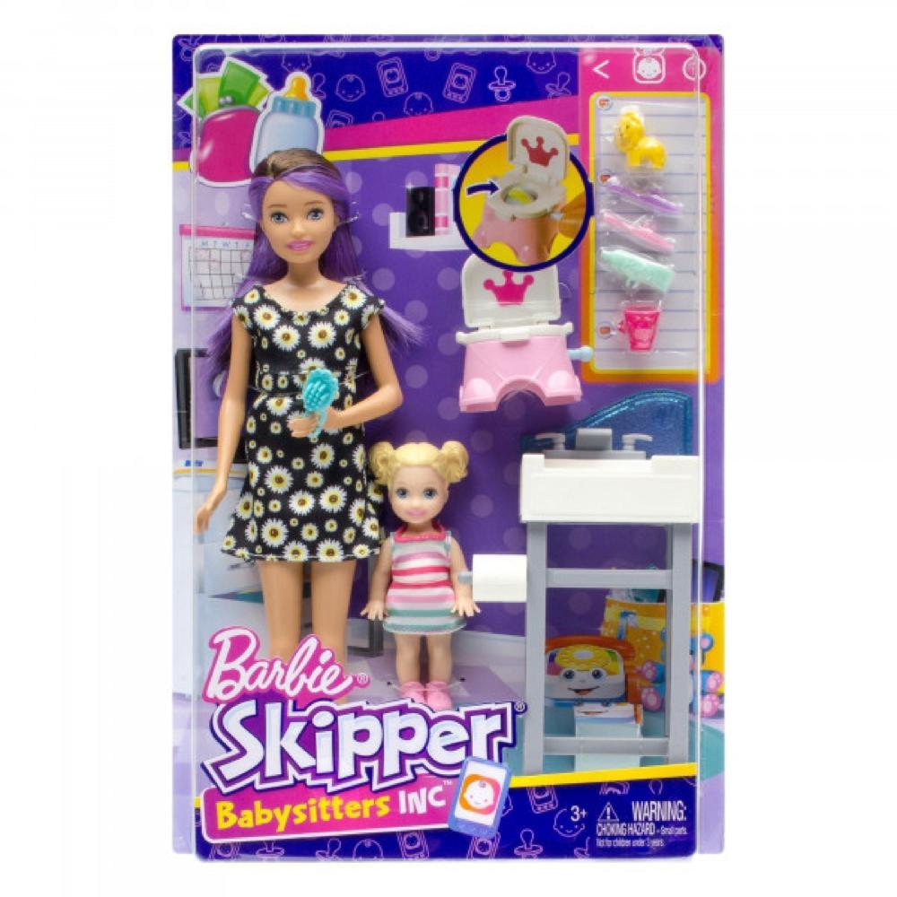 BARBIE SKIPPER - BABYSITTERS - ASSORTED BABYSITTER PLAYSET