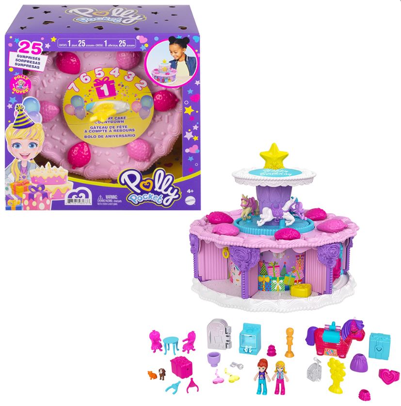 POLLY POCKET - COUNTDOWN PARTY CAKE
