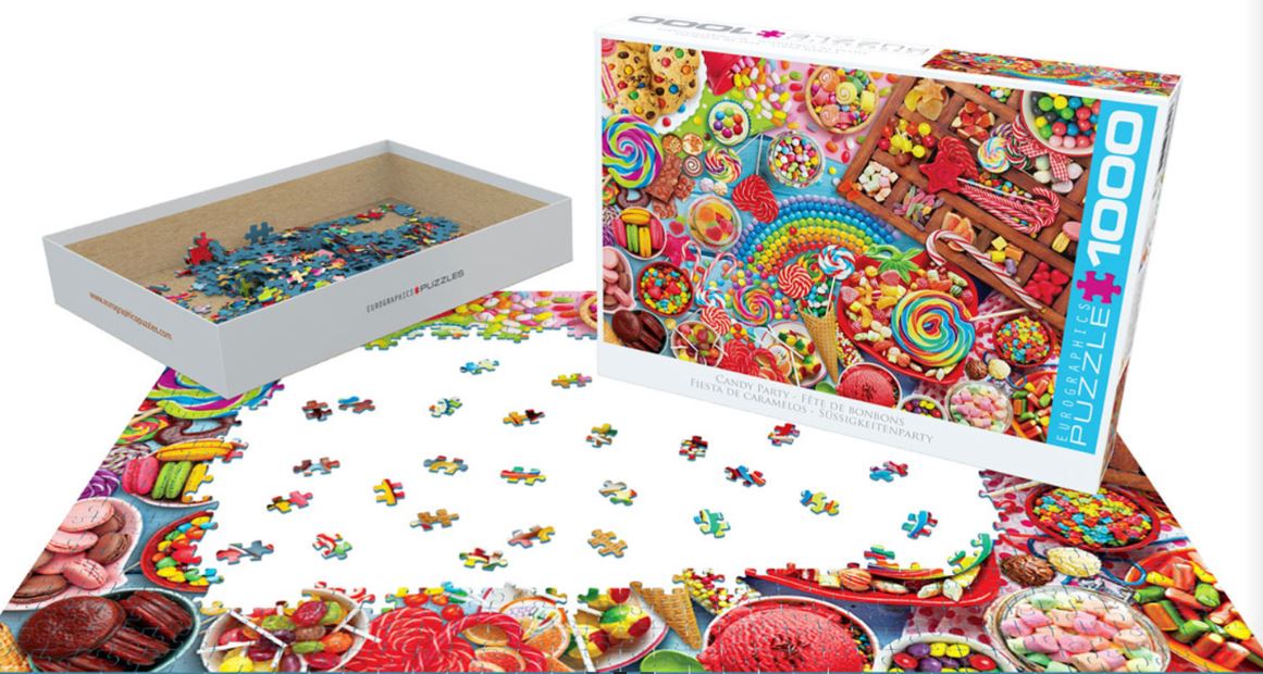 EUROGRAPHICS JIGSAW PUZZLE 1000 PIECES - CANDY PARTY #6000-5701