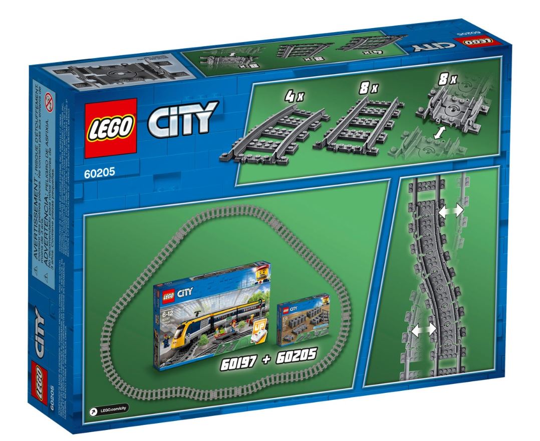 LEGO CITY TRAINS - RAIL DE CHEMIN DE FER #60205