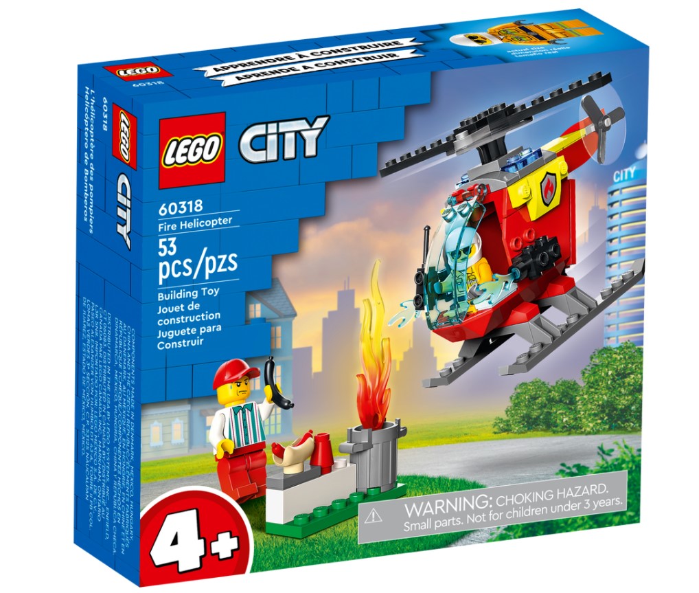 LEGO CITY FIRE - FIRE HELICOPTER #60318