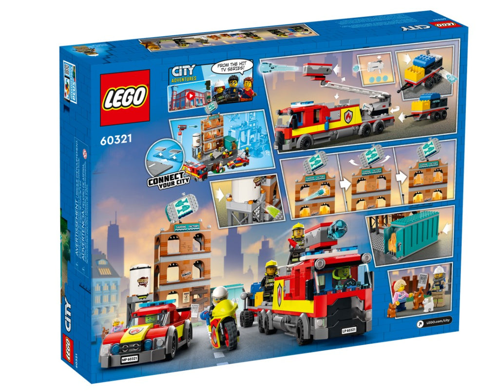 LEGO CITY FIRE - LA BRIGADE DES POMPIERS #60321