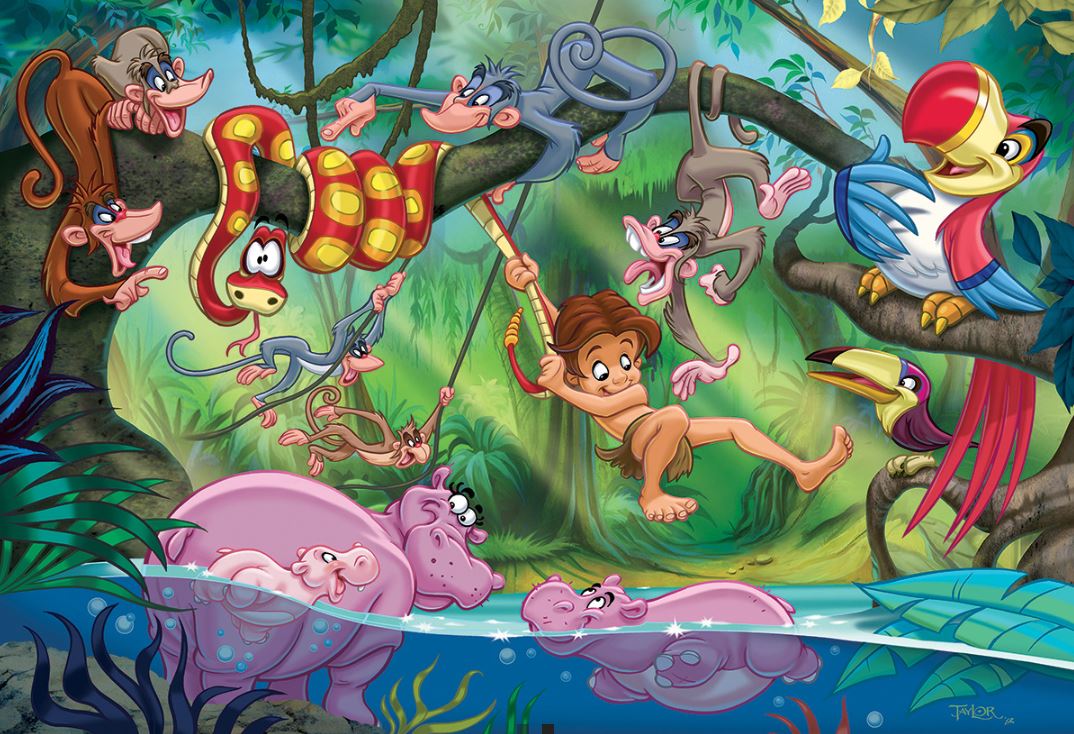 EUROGRAPHICS JIGSAW PUZZLE 35 PIECES - THE JUNGLE BOOK #6035-0424
