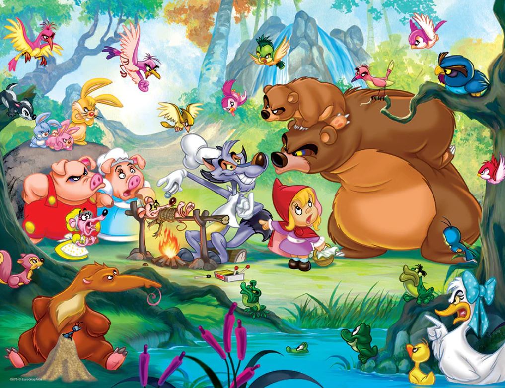 EUROGRAPHICS PUZZLE 35 PIECES - LITTLE RED RIDING HOOD #6035-0876