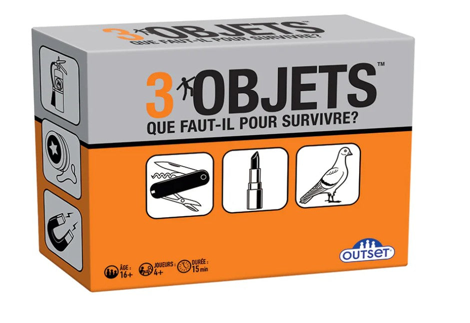3-ITEM GAME - WHAT DO YOU NEED TO SURVIVE? (3 THINGS) (EN)