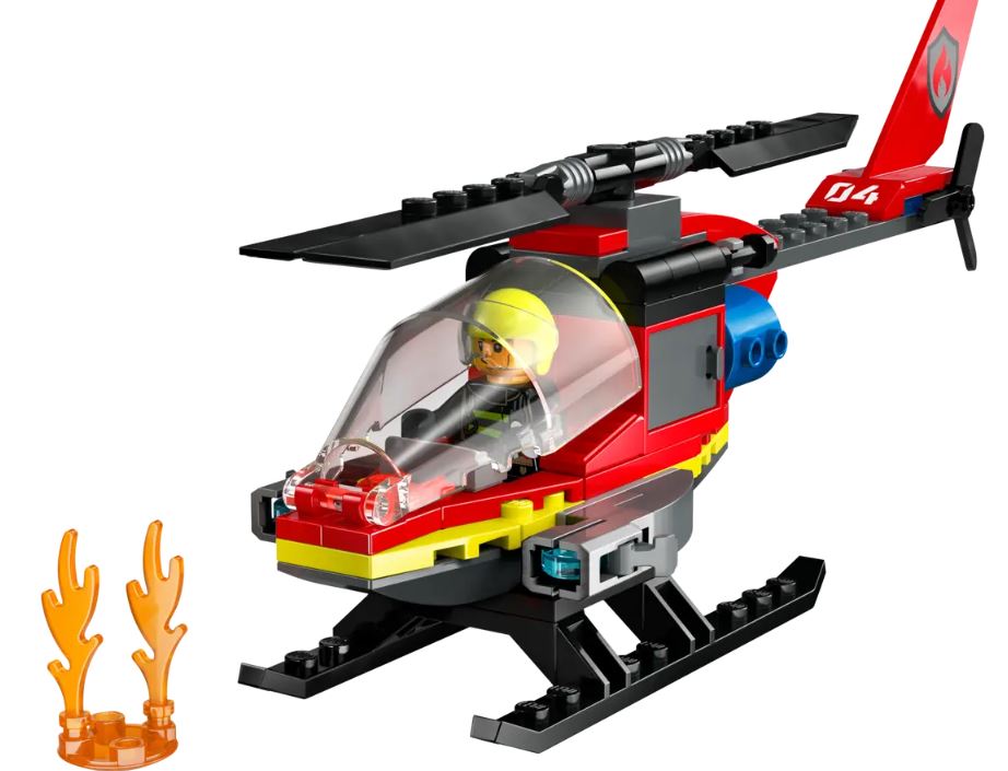 LEGO CITY - FIREFIGHTER RESCUE HELICOPTER #60411