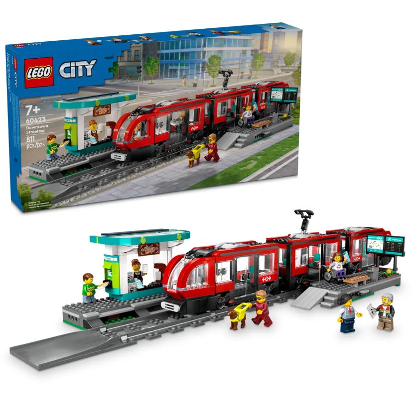 LEGO CITY - LE TRAMWAY ET LA GARE DU CENTRE-VILLE #60423