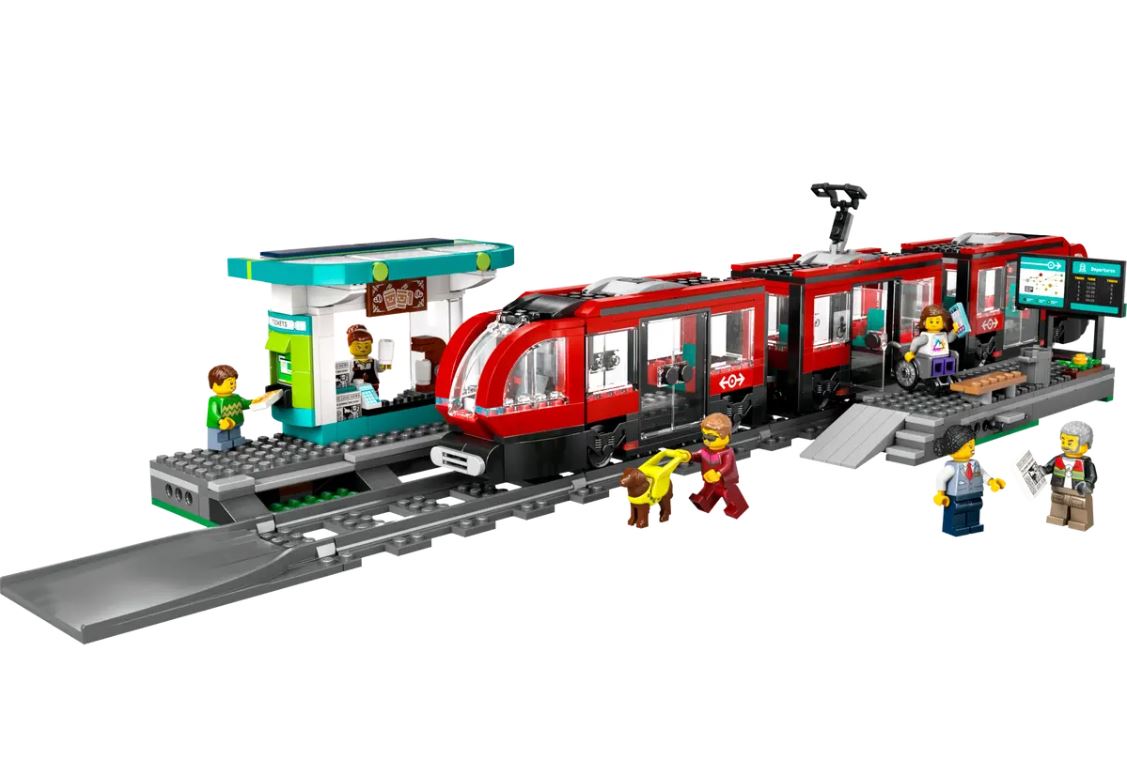 LEGO CITY - LE TRAMWAY ET LA GARE DU CENTRE-VILLE #60423