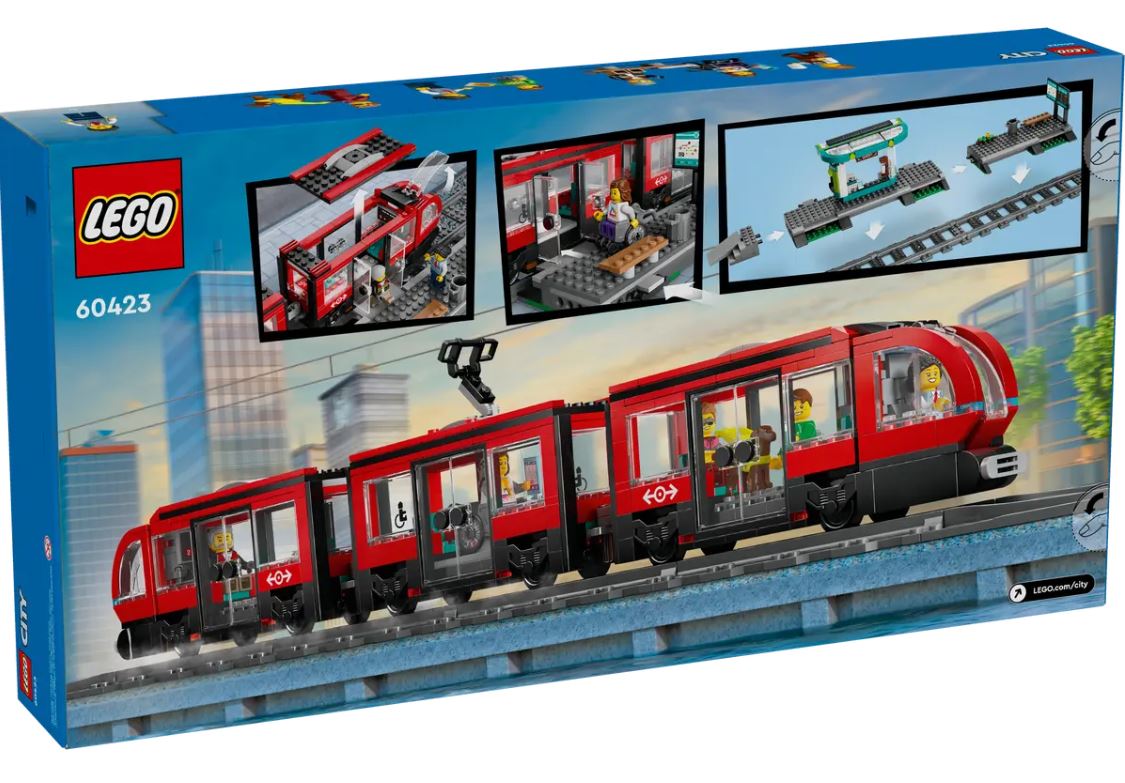 LEGO CITY - LE TRAMWAY ET LA GARE DU CENTRE-VILLE #60423