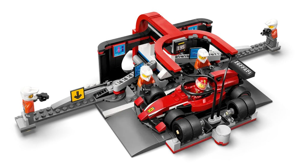LEGO CITY - L'ARRÊT AU STAND DE F1 AVEC VOITURE FERRARI #60443