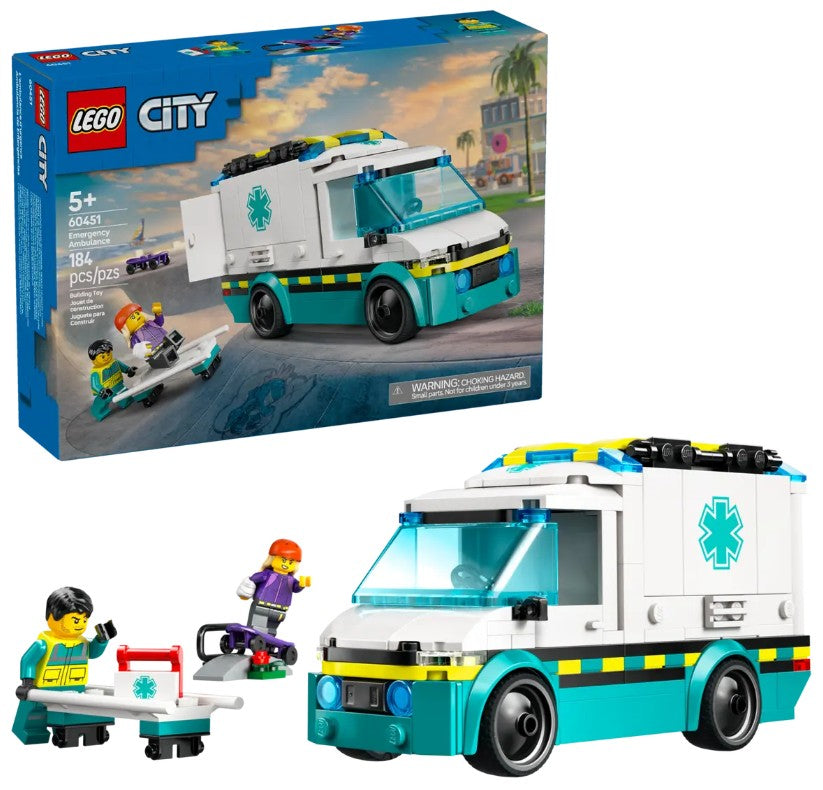 LEGO CITY - EMERGENCY AMBULANCE #60451