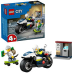 LEGO CITY POLICE - LA COURSE-POURSUITE EN MOTO DE POLICE #60455