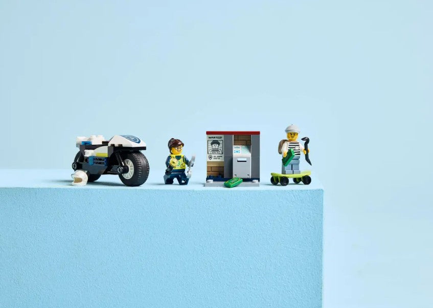 LEGO CITY POLICE - LA COURSE-POURSUITE EN MOTO DE POLICE #60455