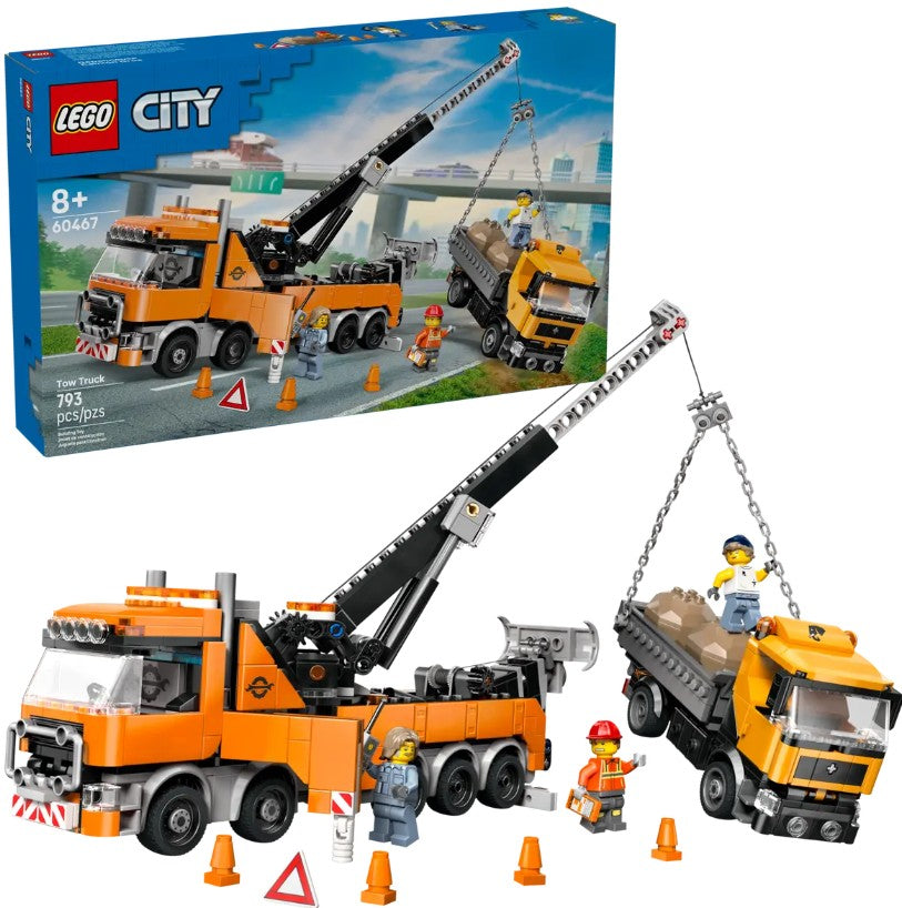 LEGO CITY - HEAVY-DUTY TOW TRUCK WITH CRANE #60467