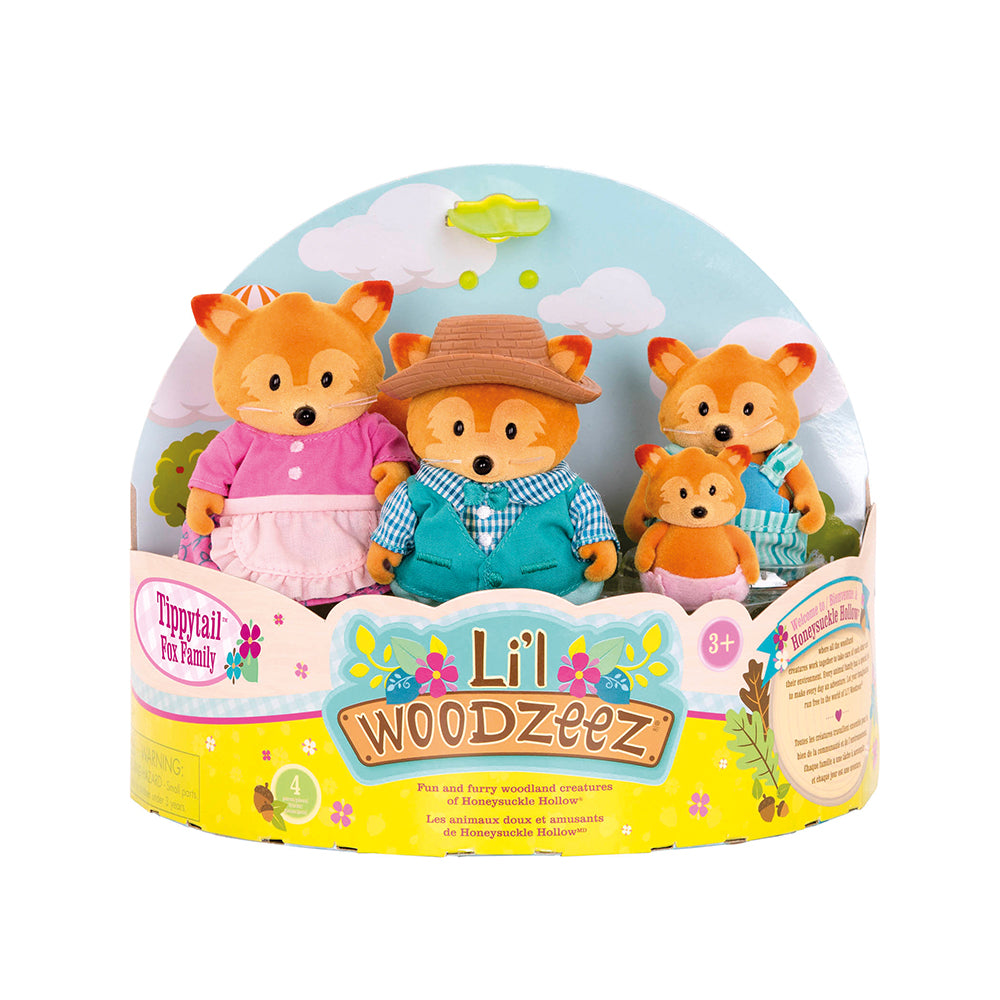 LI'L WOODZEEZ - TIPPYTAIL FOX FAMILY