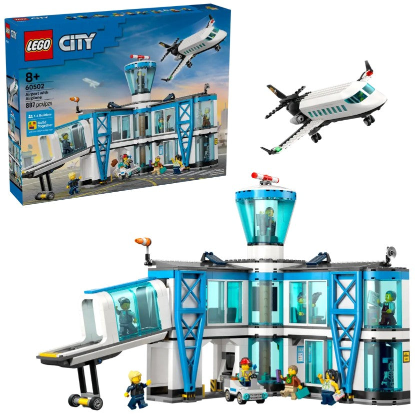LEGO CITY - THE AIRPORT WITH AIRPLANE #60502