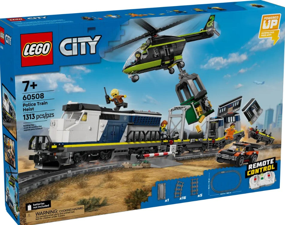 LEGO CITY - LE BRAQUAGE DU TRAIN DE LA POLICE #60508