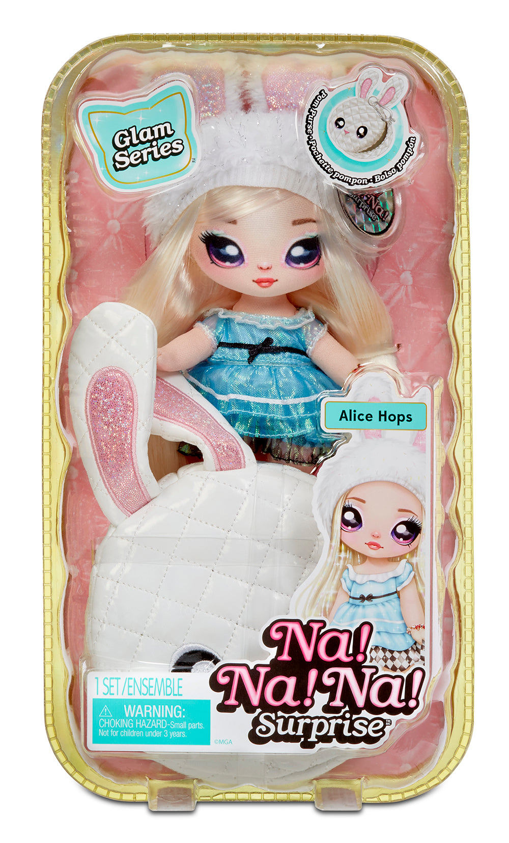 POUPÉE NA!NA!NA! - SURPRISE 2 EN 1 POM GLAM SÉRIE 1