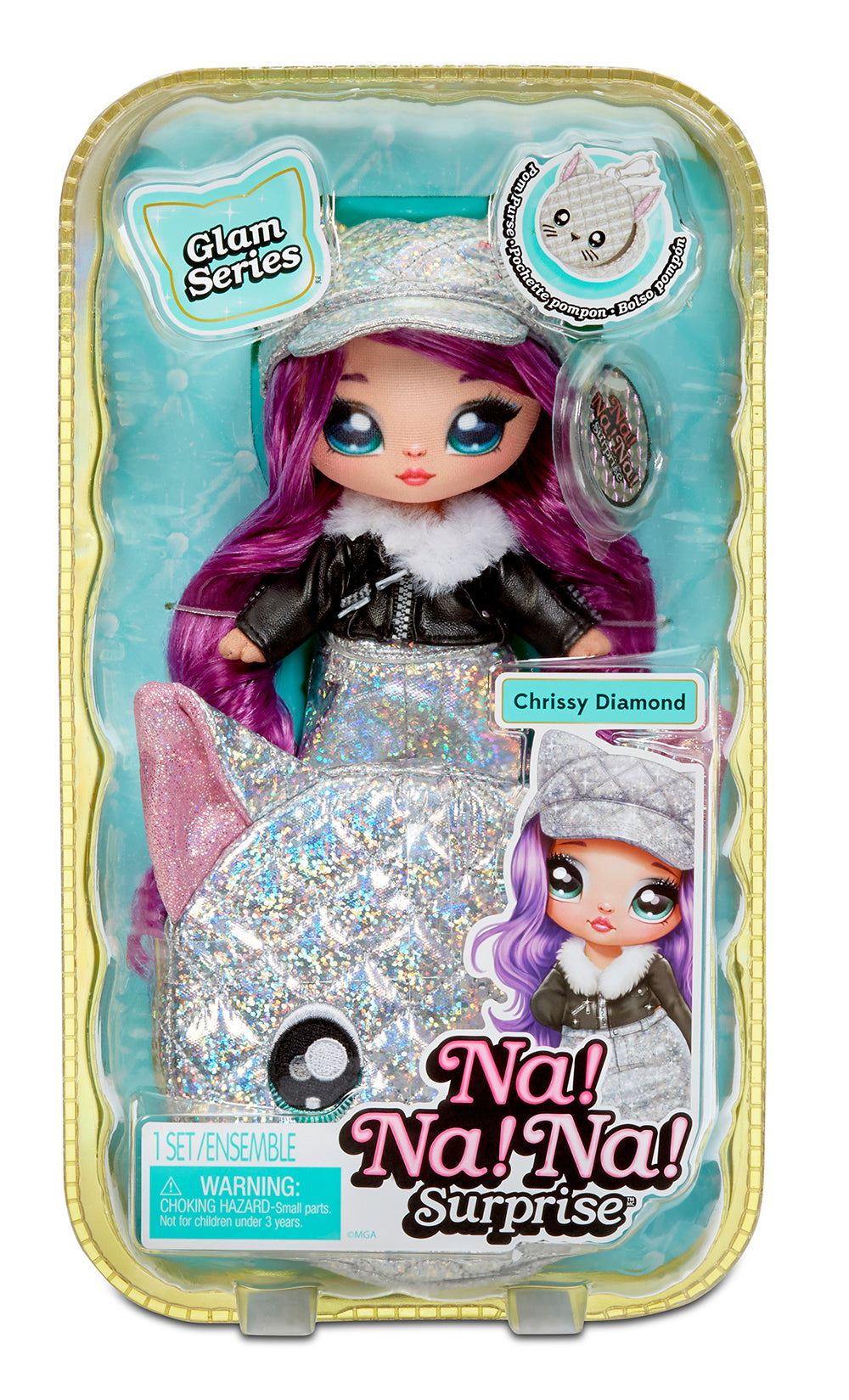 POUPÉE NA!NA!NA! - SURPRISE 2 EN 1 POM GLAM SÉRIE 1