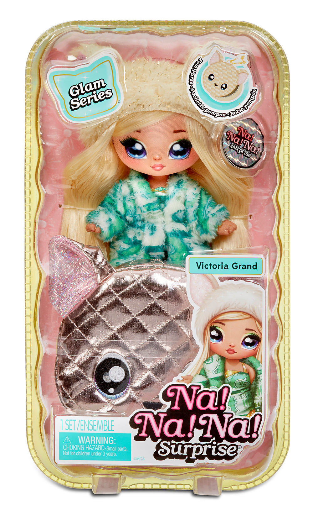 POUPÉE NA!NA!NA! - SURPRISE 2 EN 1 POM GLAM SÉRIE 1