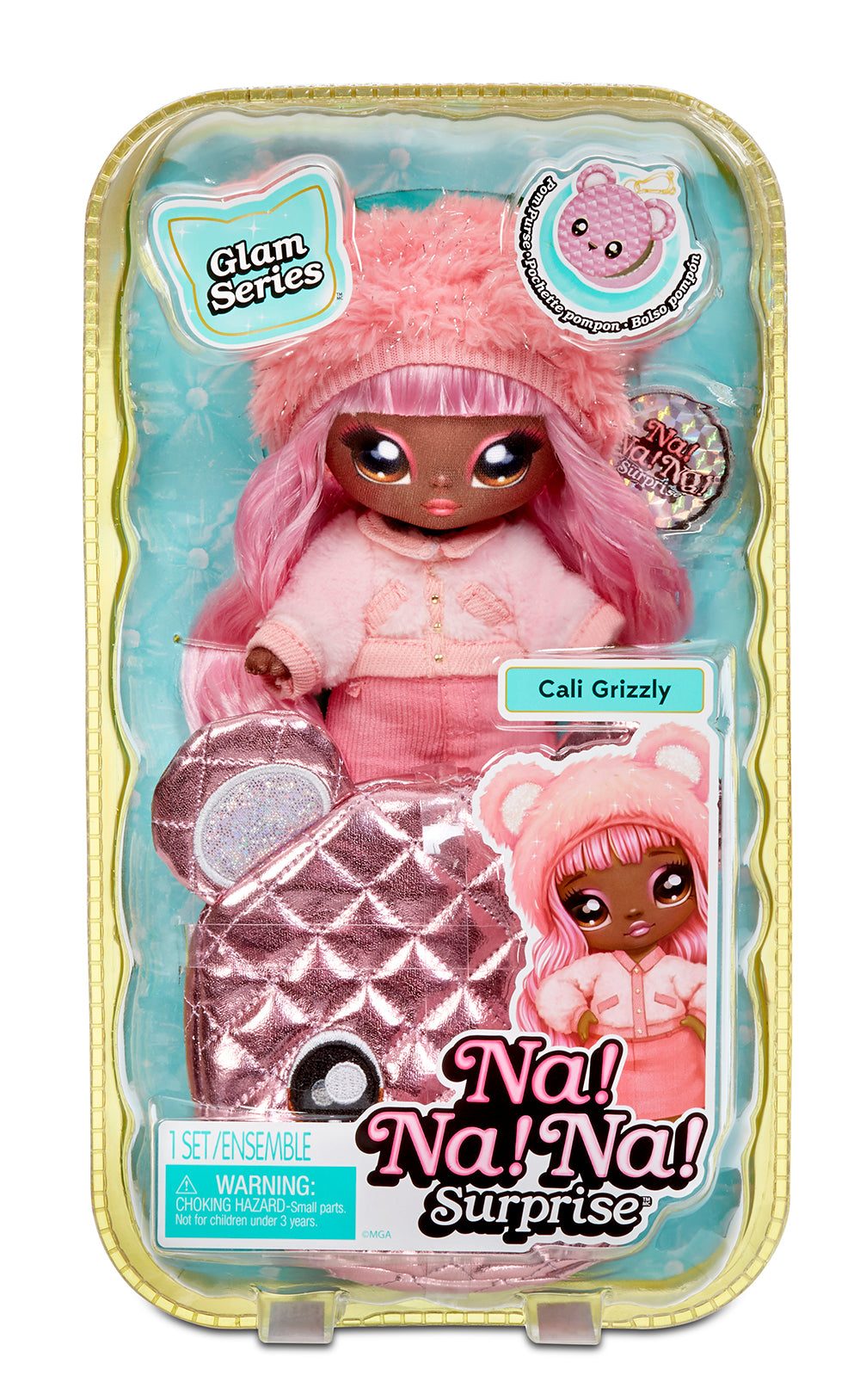 POUPÉE NA!NA!NA! - SURPRISE 2 EN 1 POM GLAM SÉRIE 1