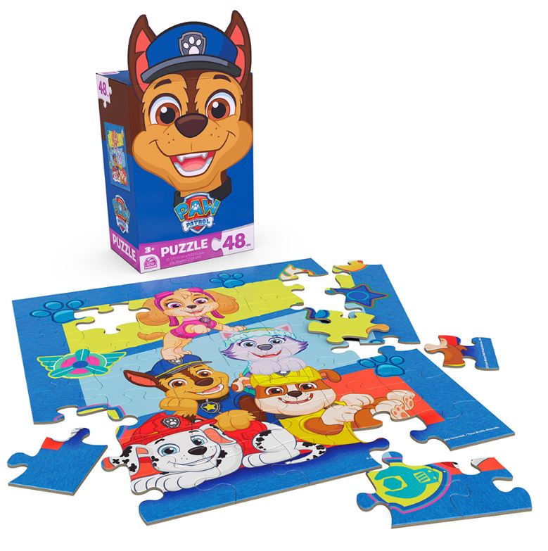 SPINMASTER CASSE-TÊTE 48 PIÈCES OU 24 PIÈCES - LICENCE BOÎTE PERSONNAGE ASST #6065175