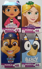 SPINMASTER CASSE-TÊTE 48 PIÈCES OU 24 PIÈCES - LICENCE BOÎTE PERSONNAGE ASST #6065175