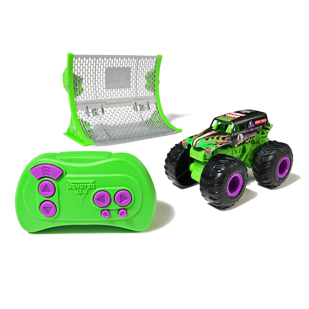 MONSTER JAM - 1:64 TÉLÉGUIDÉ MONSTER TRUCK GRAVE