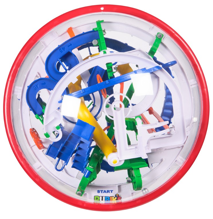 RUBIK'S TRACKS 125 LABYRINTHE GRAVITATIONNEL 3D (PERPLEXUS) - Version multilingue