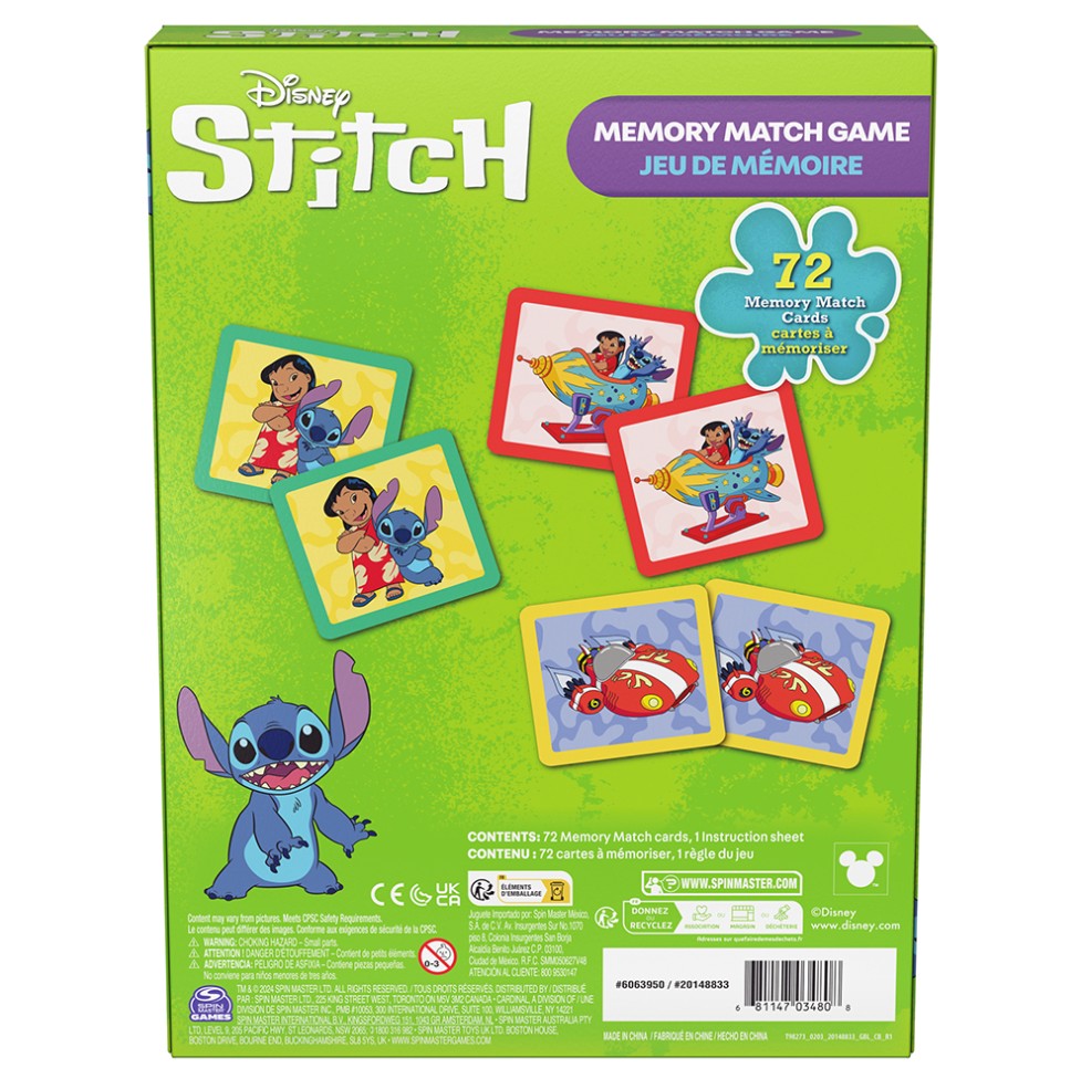 MEMORY GAME - STITCH