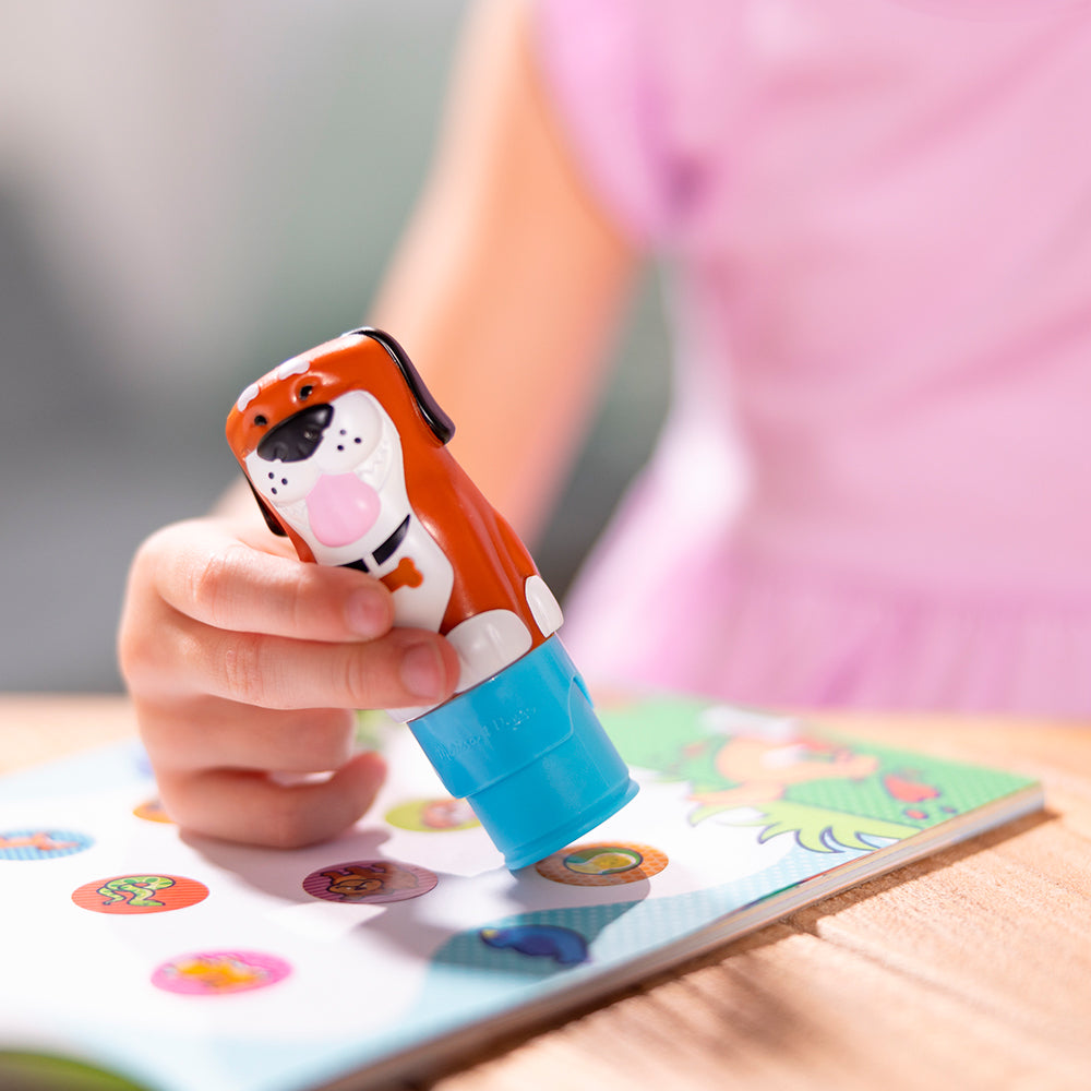 MELISSA AND DOUG - STICKER WOW! - ACTIVITY PAD AND STICKER STAMPER - DOG