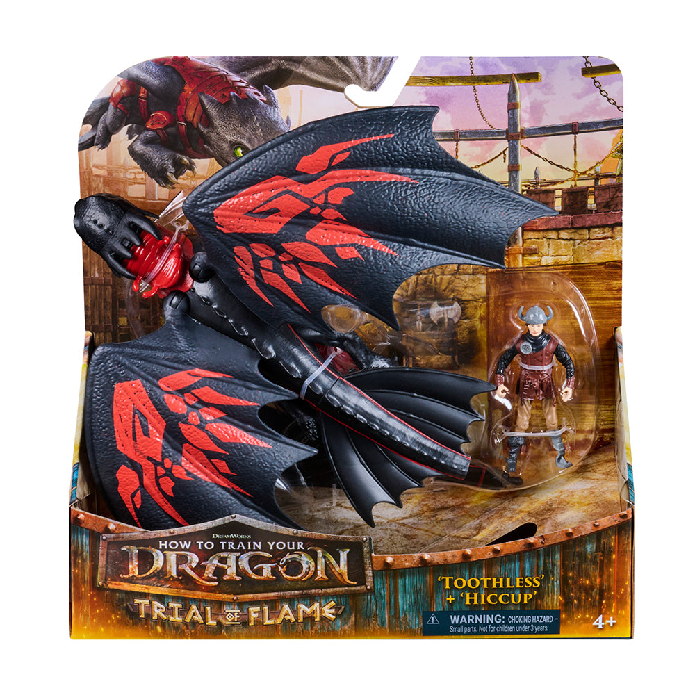 DRAGONS - KROKMOU ET HAROLD FIGURINES ARTICULÉES