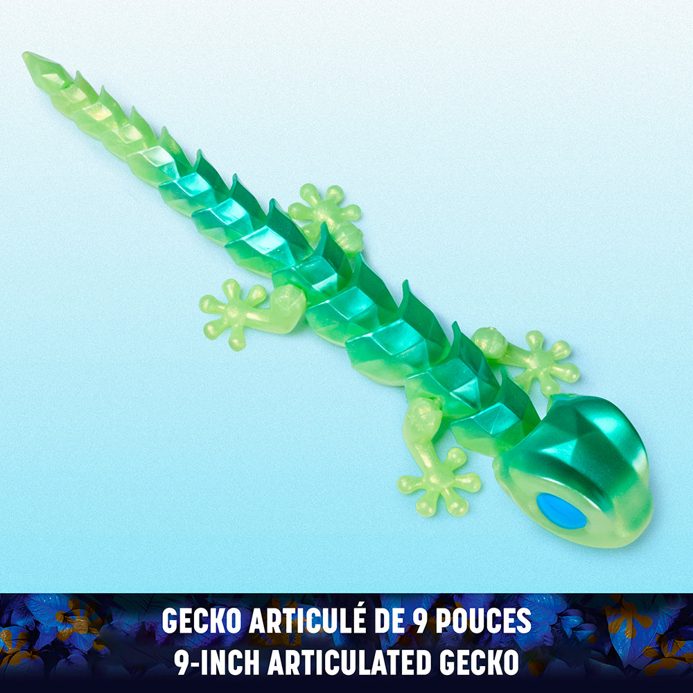 CRYSTALYNX - FIGURINE ARTICULÉE GECKO À COLLECTIONNER DE 24,5 CM ASST