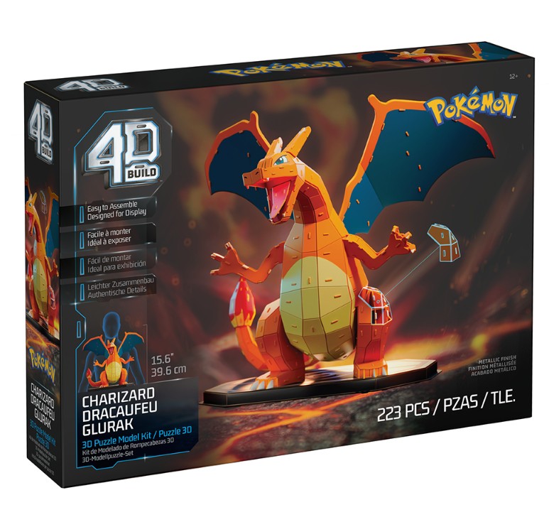 4D BUILD - POKÉMON - DRACAUFEU
