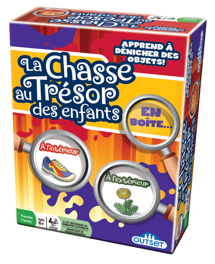 JEU LA CHASSE AU TRÉSOR DES ENFANTS