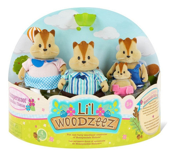 LI'L WOODZEEZ - CHIPMUNK FAMILY