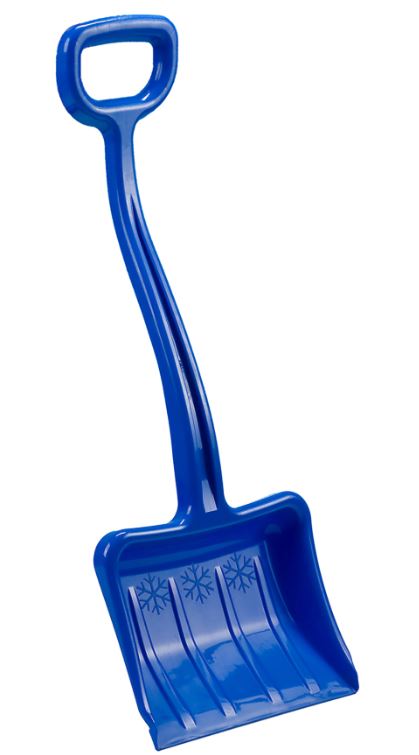 ERGONOMIC SNOW SHOVEL - BLUE
