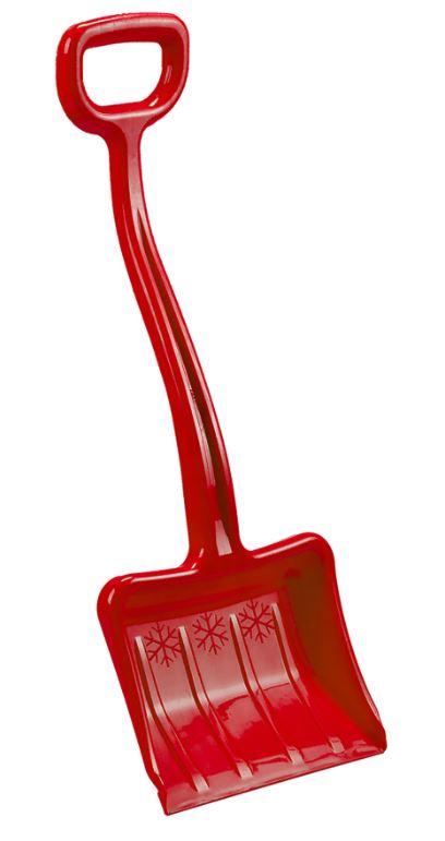 ERGONOMIC SNOW SHOVEL - RED