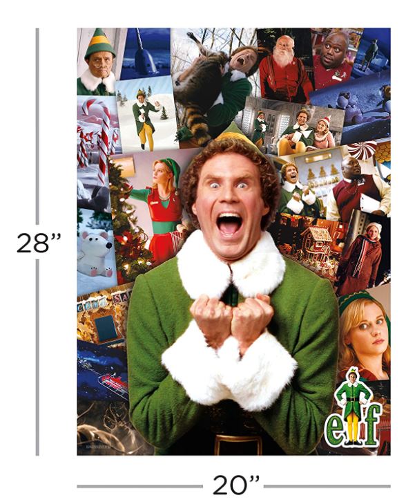 AQUARIUS CHRISTMAS JIGSAW PUZZLE 1000 PIECES - ELF #65366