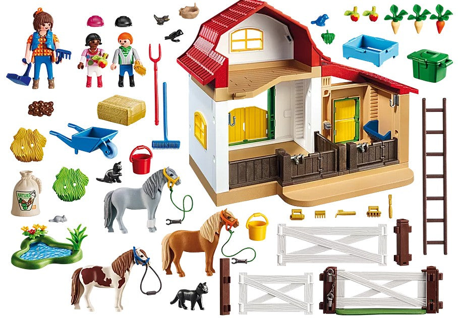 PLAYMOBIL COUNTRY - ÉCURIE DE PONEYS #6927