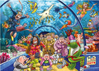 WASGIJ ORIGINAL NO 43 YELLOW JIGSAW PUZZLE 1000 PIECES - SOMETHING FISHY! #70-00020