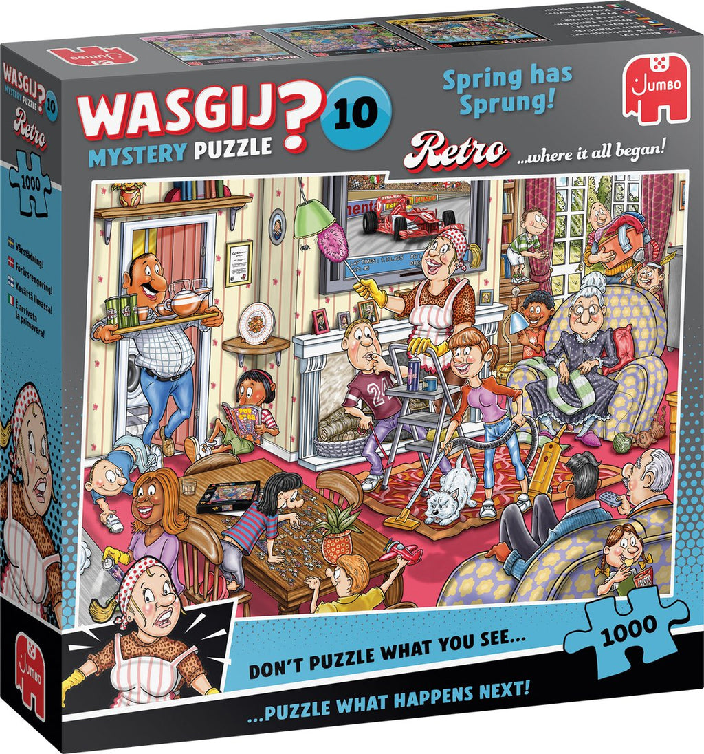 WASGIJ MYSTERY RETRO NO 10 JIGSAW PUZZLE 1000 PIECES - SPRING FEVER! #70-00801