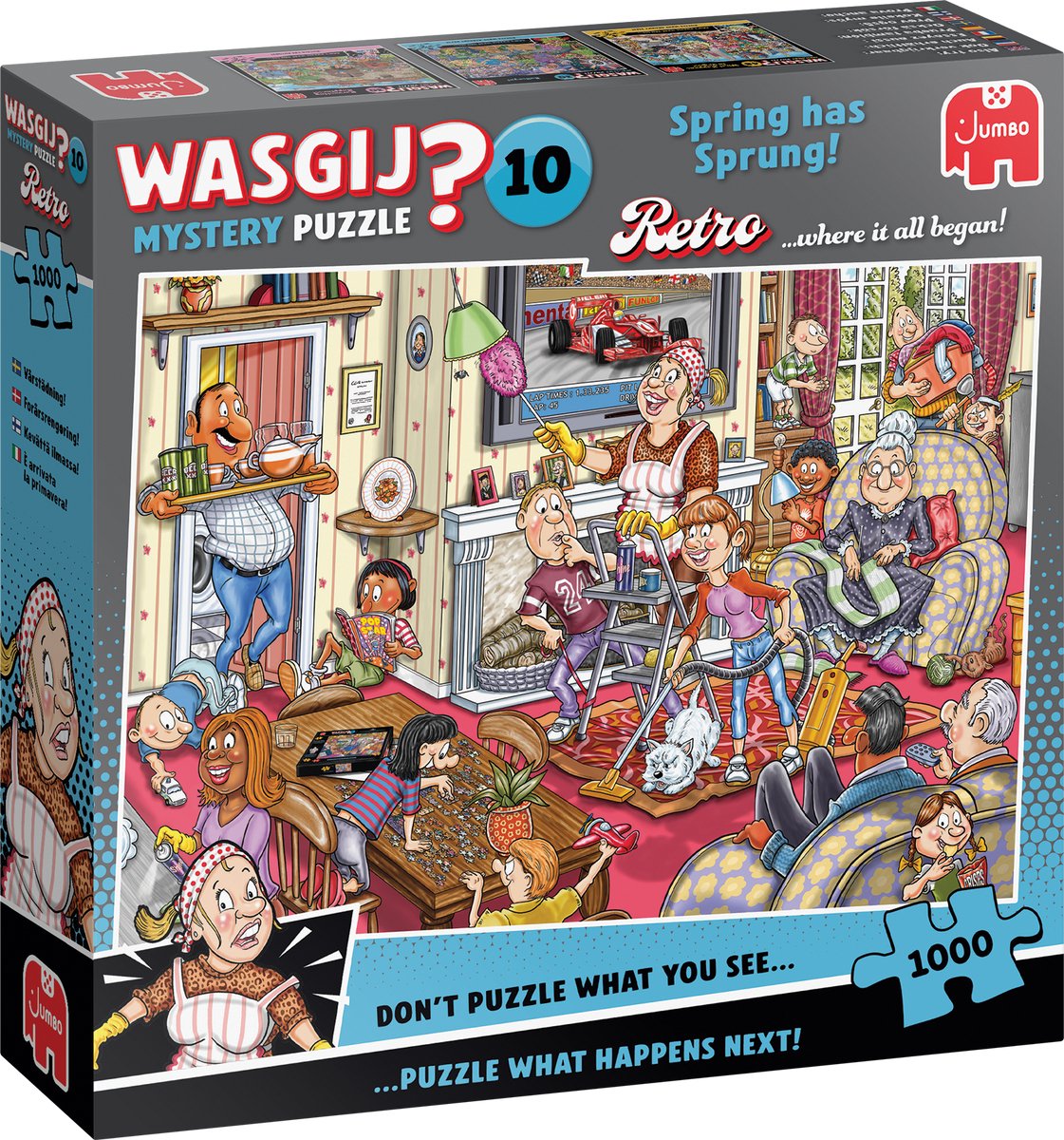 WASGIJ MYSTERY RETRO NO 10 JIGSAW PUZZLE 1000 PIECES - SPRING FEVER! #70-00801