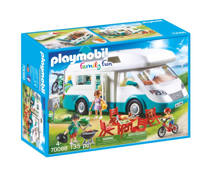 PLAYMOBIL FAMILY FUN - FAMILY AND CAMPER #70088