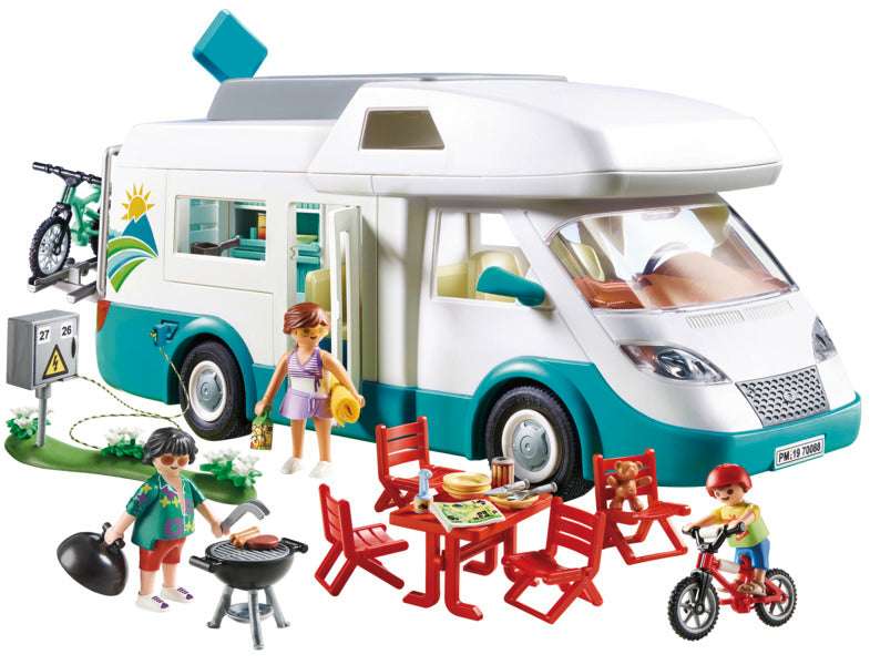 PLAYMOBIL FAMILY FUN - FAMILY AND CAMPER #70088