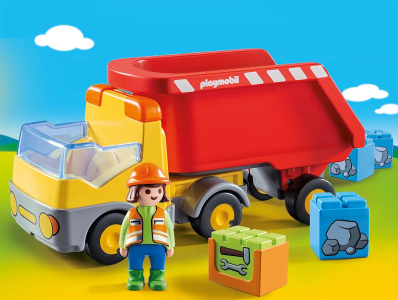 PLAYMOBIL JUNIOR - CAMION-BENNE #71685