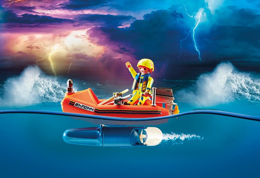 PLAYMOBIL CITY ACTION - SECOURISTE ET KITESURFER #70144